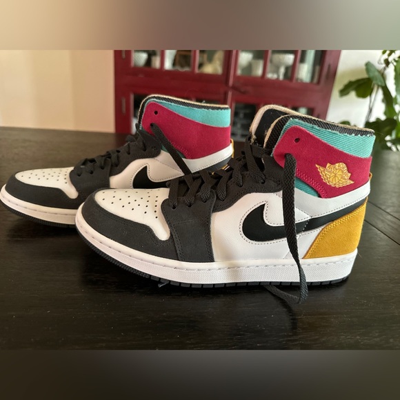 multicolored jordans